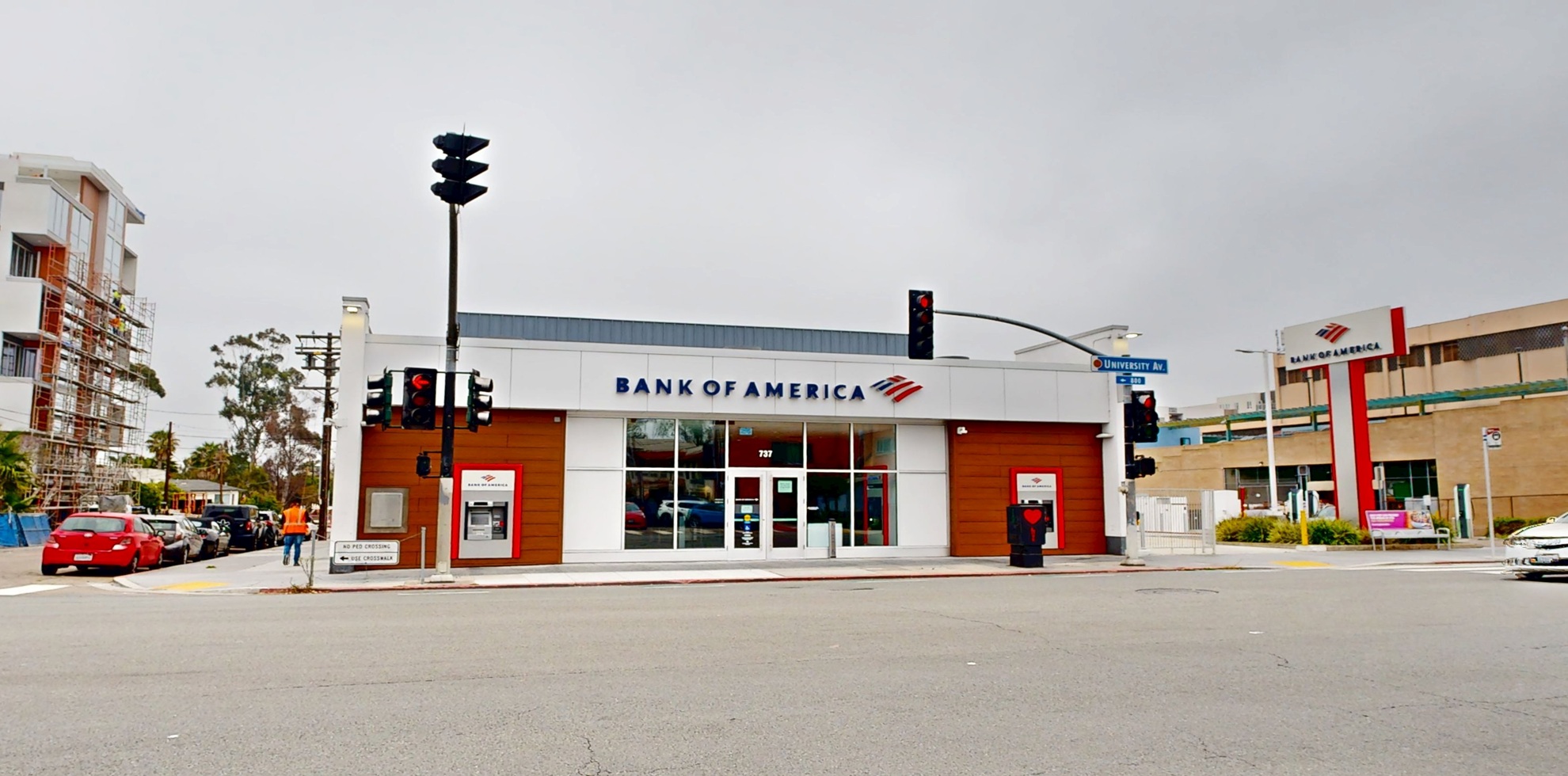 Bank of America financial center with walk-up ATM | 737 University Ave, San Diego, CA 92103