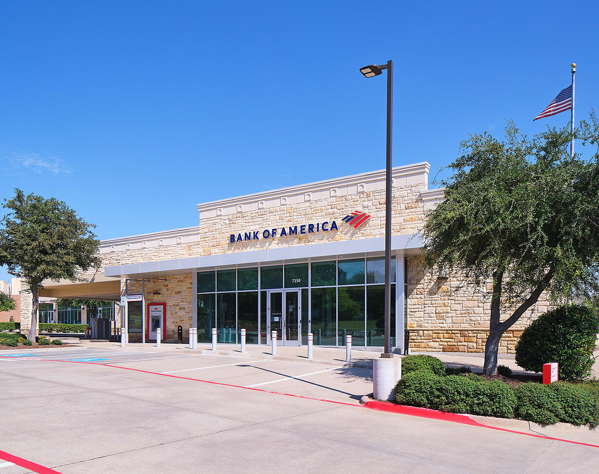 Bank of America financial center with drive-thru ATM | 7150 Virginia Pkwy, McKinney, TX 75071