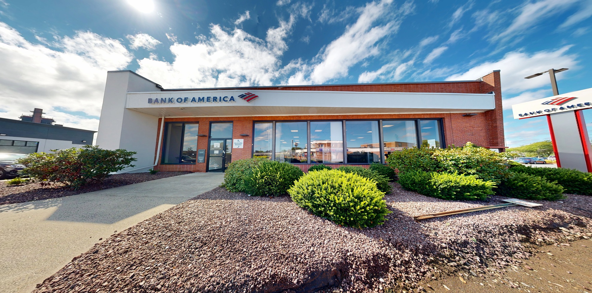Bank of America financial center with drive-thru ATM | 225 Memorial Ave, West Springfield, MA 01089