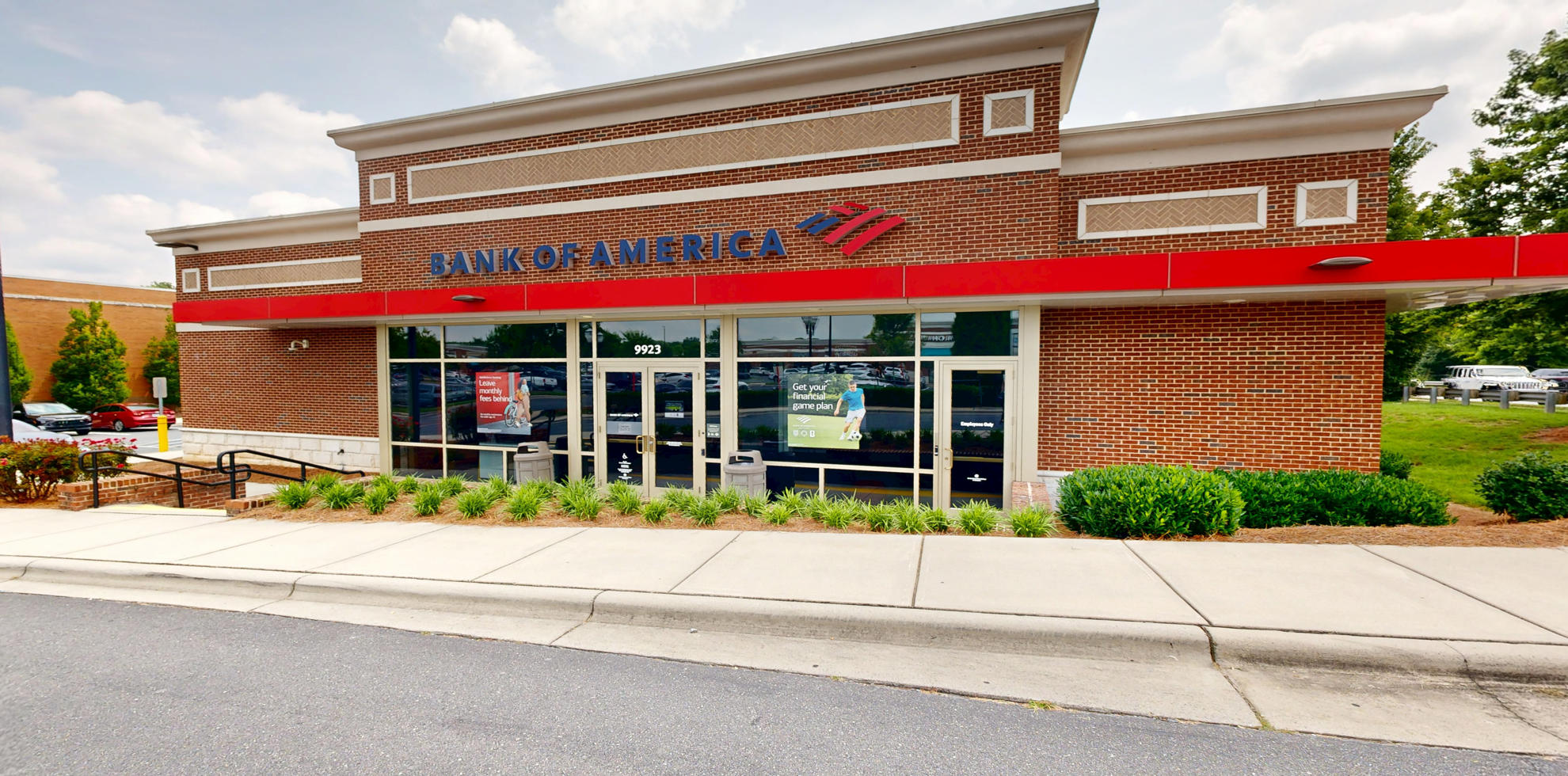Bank of America financial center with drive-thru ATM | 9923 Rea Rd, Charlotte, NC 28277