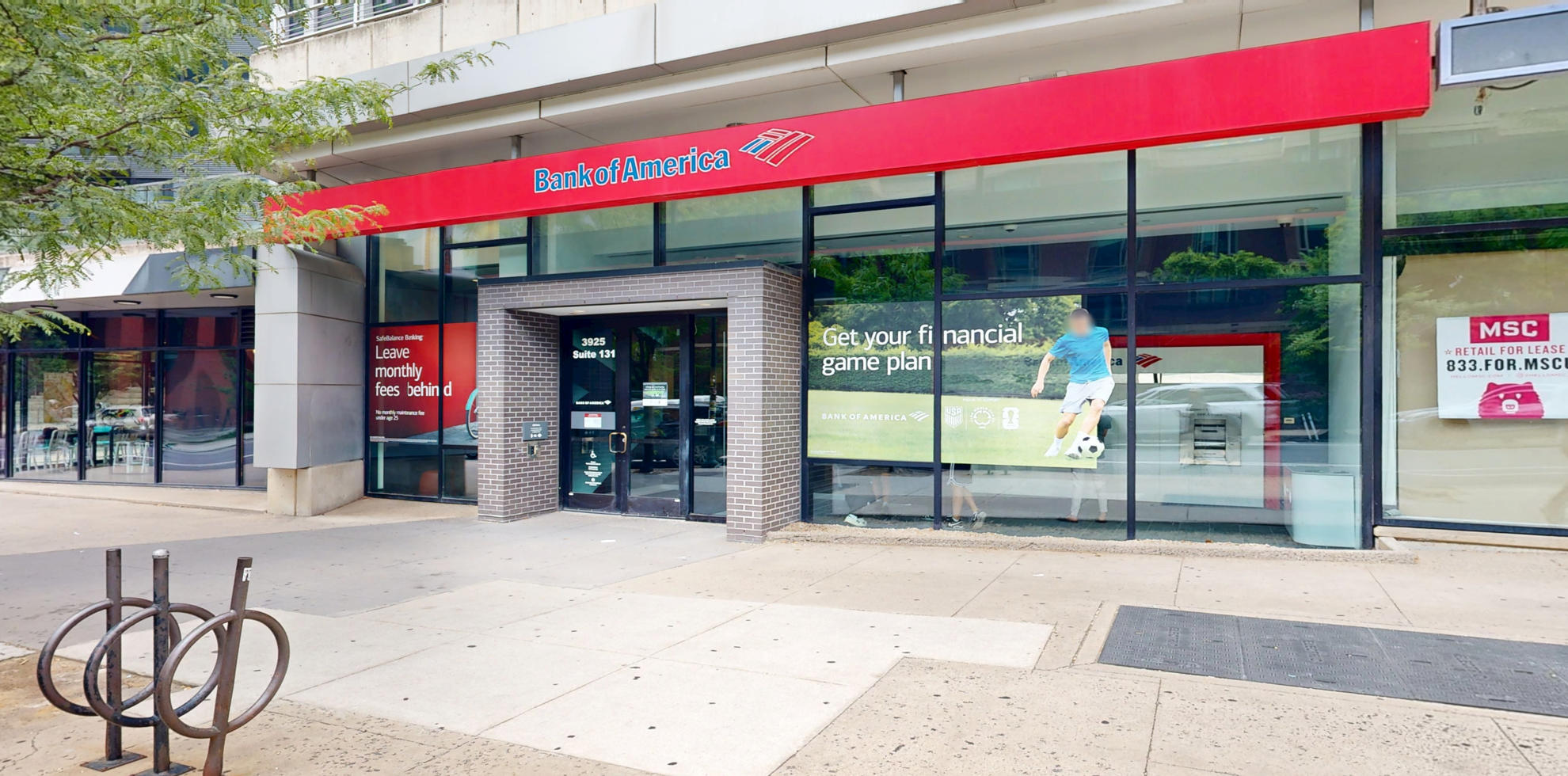 Bank of America financial center with walk-up ATM | 3925 Walnut St STE 131, Philadelphia, PA 19104