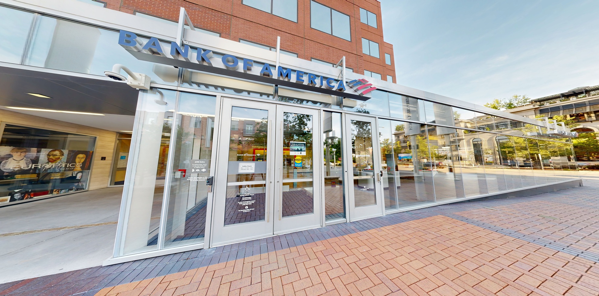 Bank of America financial center with walk-up ATM | 100 Fillmore St STE 100, Denver, CO 80206