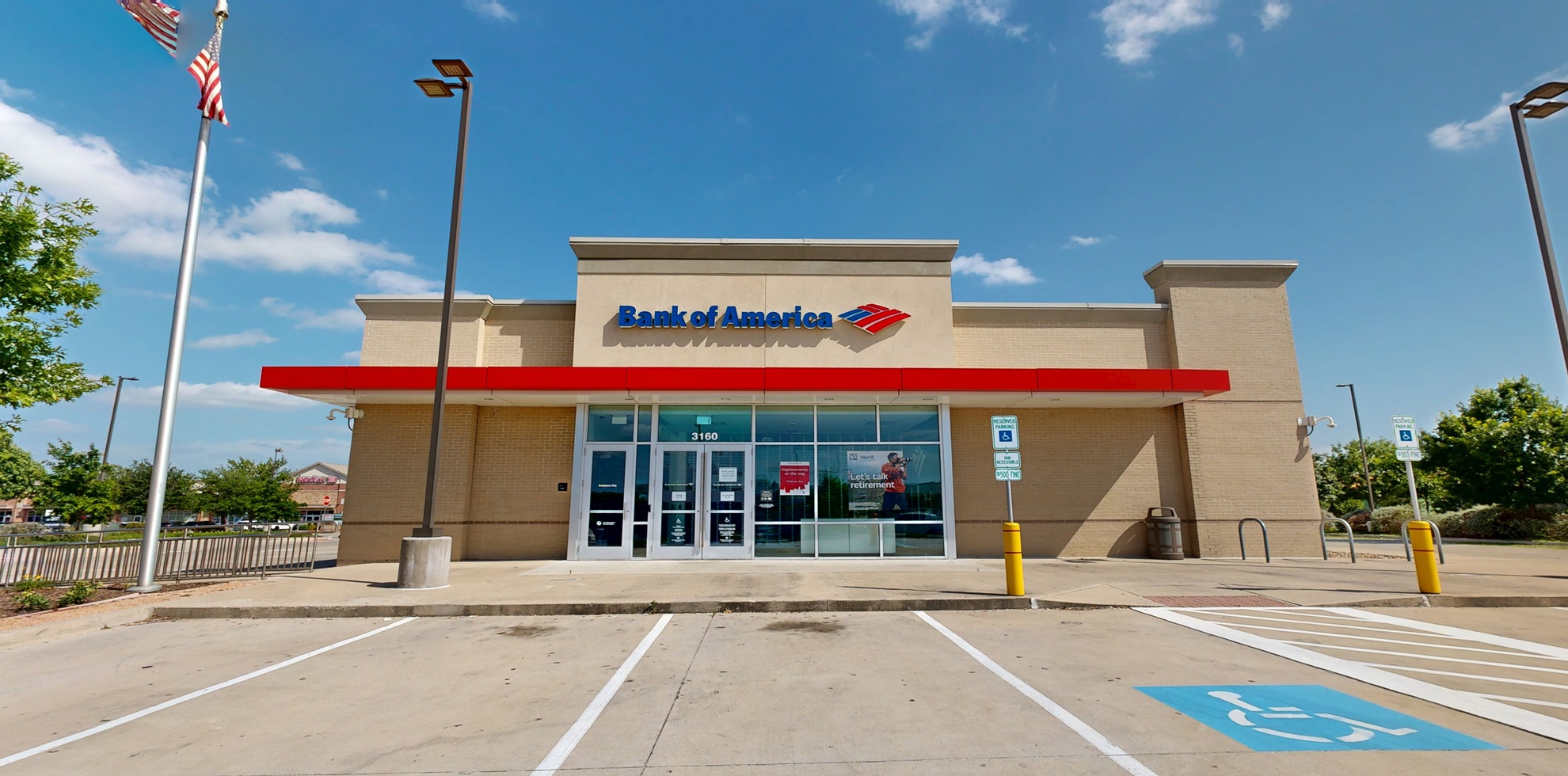 Bank of America financial center with drive-thru ATM | 3160 E Broad St, Mansfield, TX 76063