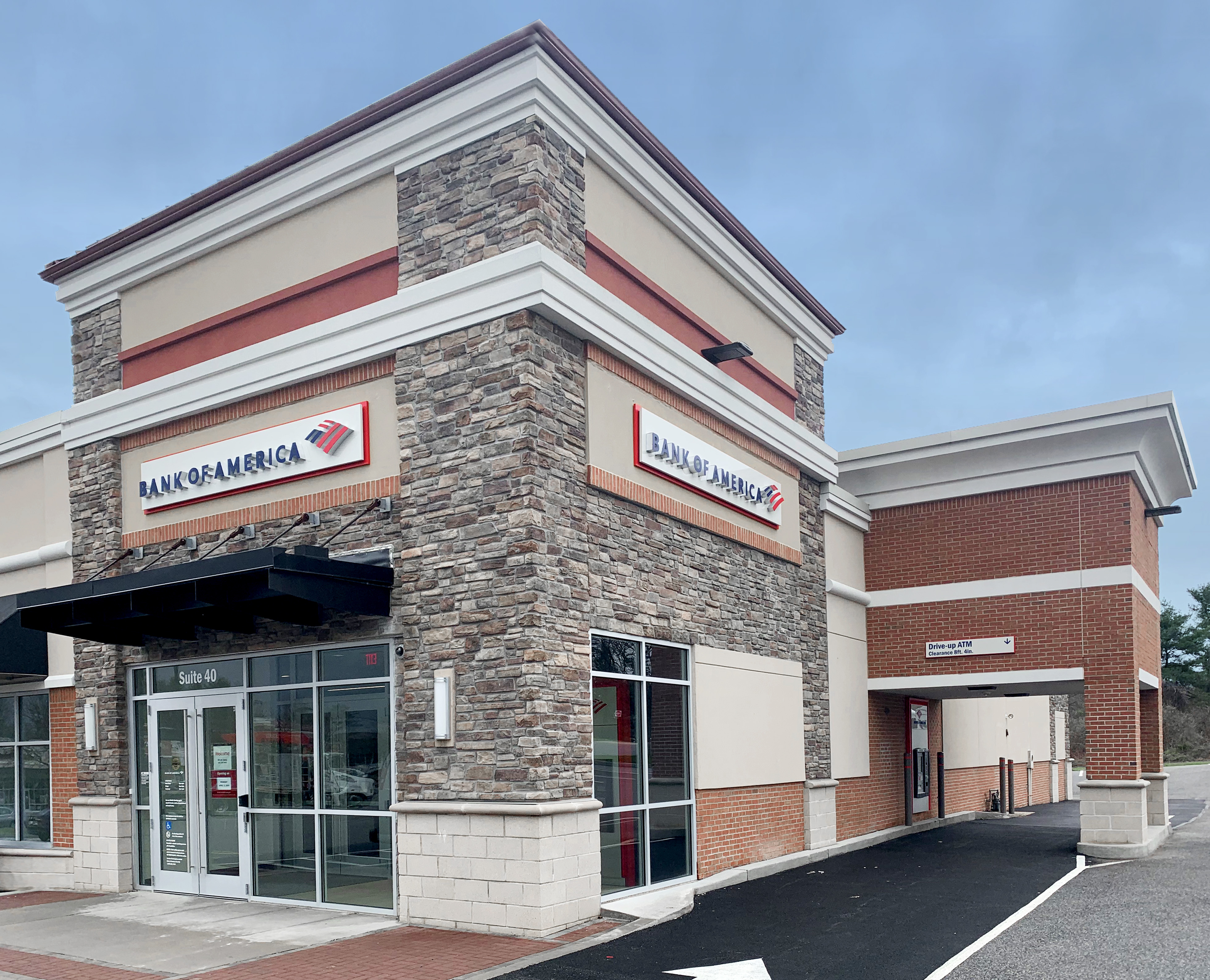 Bank of America financial center with drive-thru ATM | 1502 W Chester Pike STE 40, West Chester, PA 19382