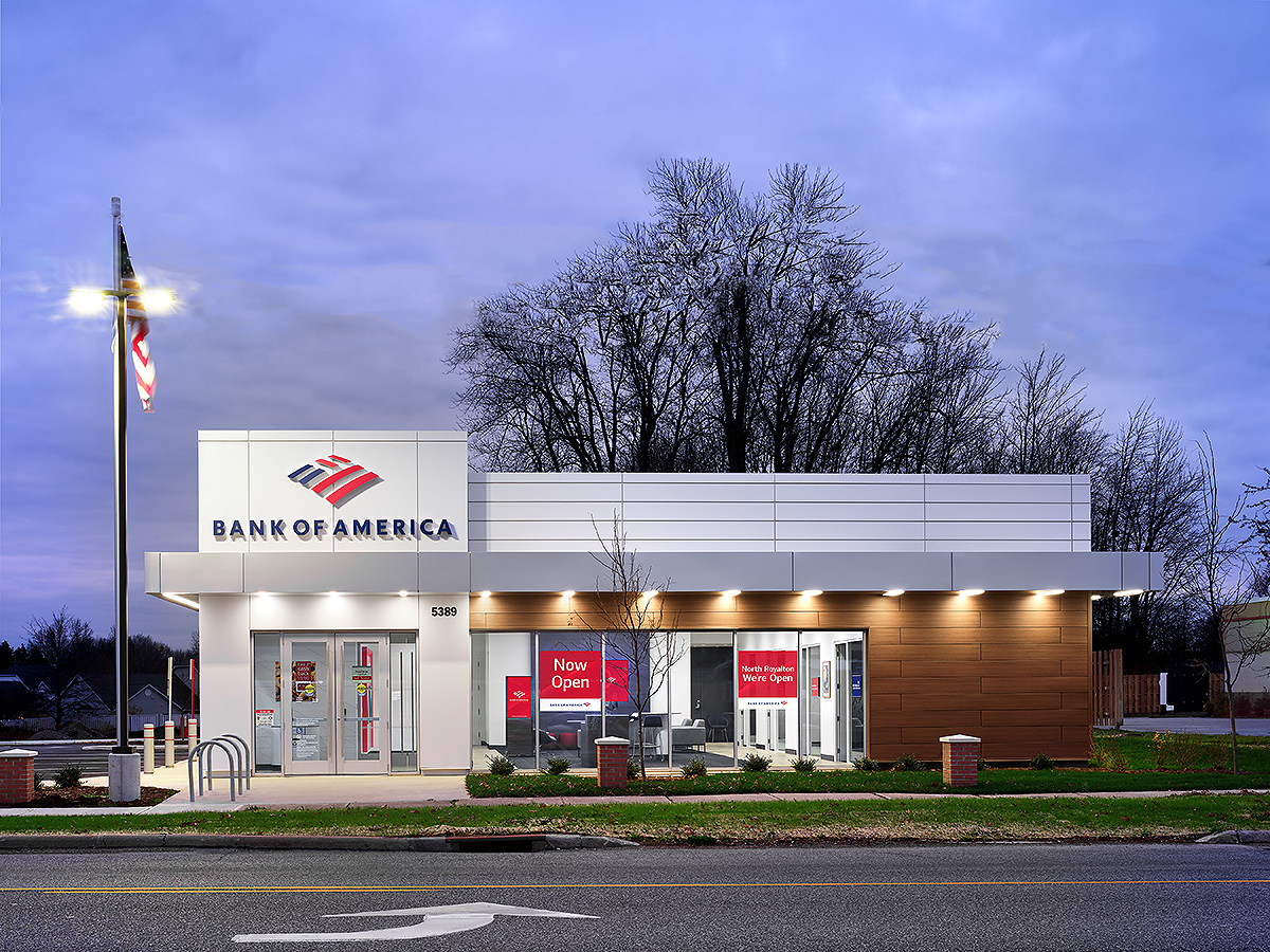 Bank of America financial center with drive-thru ATM | 5389 Royalton Rd, North Royalton, OH 44133