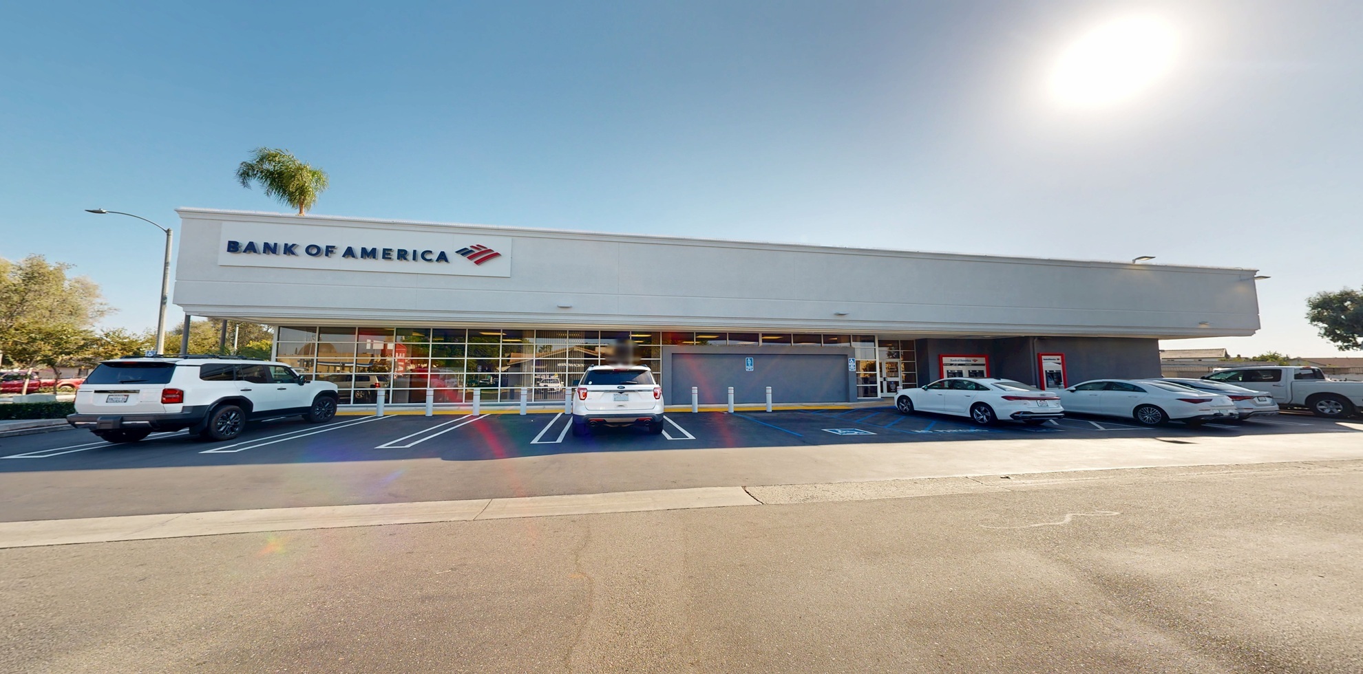Bank of America financial center with drive-thru ATM | 1141 N State College Blvd, Anaheim, CA 92806