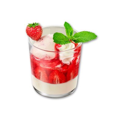 Strawberry Mochi Parfait